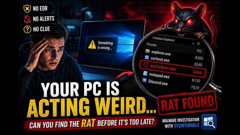 Your PC Is Acting Weird… Can You Find the RAT Before It's Too Late?